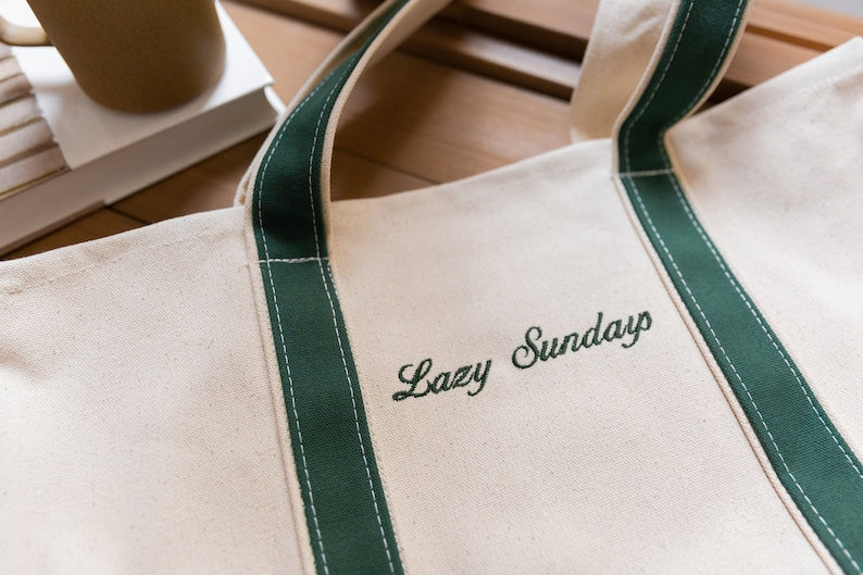 Custom Boat Tote Bag - Canvas Tote Bag