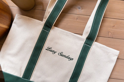 Custom Boat Tote Bag - Canvas Tote Bag