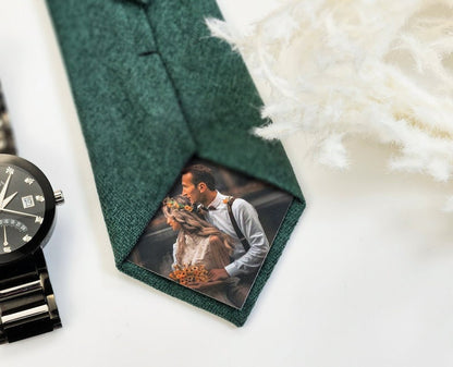 Personalized photo tie
