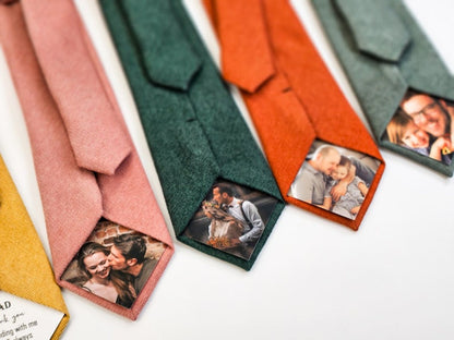 Personalized photo tie