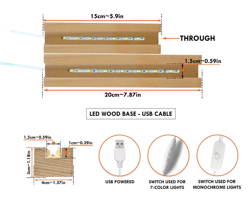 Personalized Nana Photo Collage Night Light