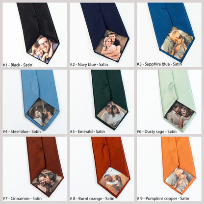 Personalized photo tie