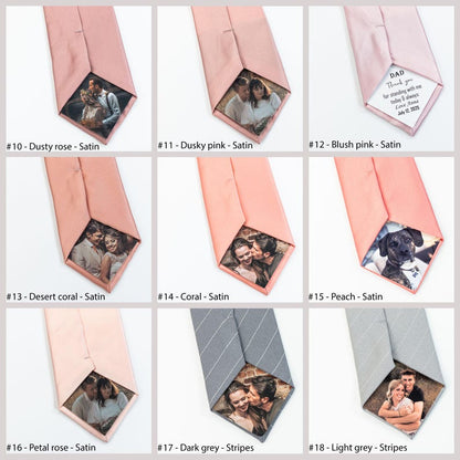 Personalized photo tie
