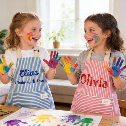 Personalized Hand-Embroidered Apron