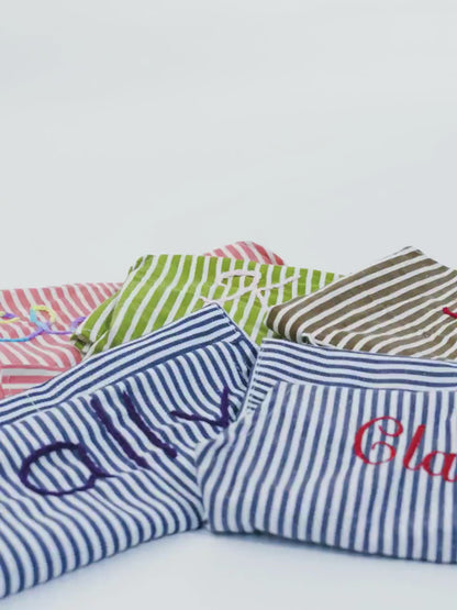 Personalized Hand-Embroidered Apron